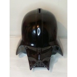 Dark Vader Head Helmet Coin Bank Ceramic